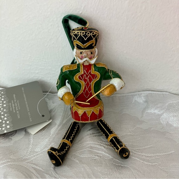 Dillard Holiday Nwt Beautiful Cloisonn Nutcracker Christmas